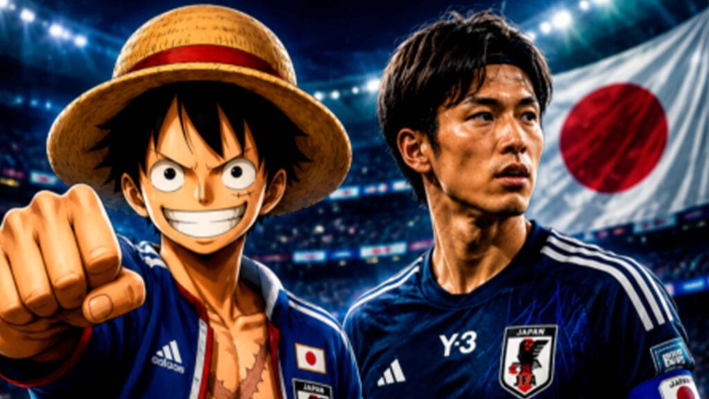 Seleção do Japão e One Piece se unem em colaboração especial