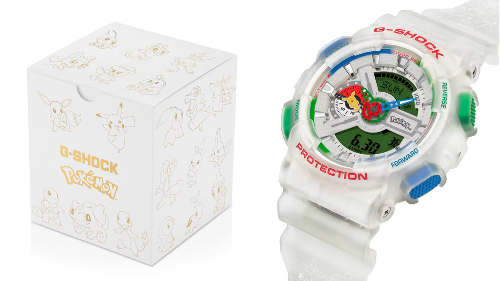 Casio lança G-SHOCK especial para celebrar os 30 anos de Pokémon