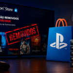 Aviso da Sony sobre a remoção de filmes comprados da PlayStation Store devido ao fim do contrato com a StudioCanal.