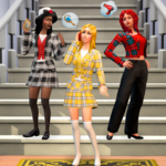 The Sims 4 com kits de Meninas Malvadas e As Patricinhas de Beverly Hills